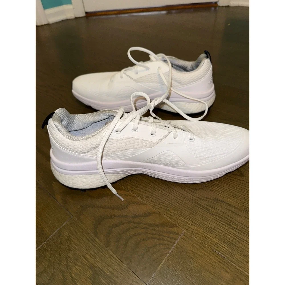 Adidas Solarmotion Spikeless Golf Shoes White Silver GX6425 Mens Size 14